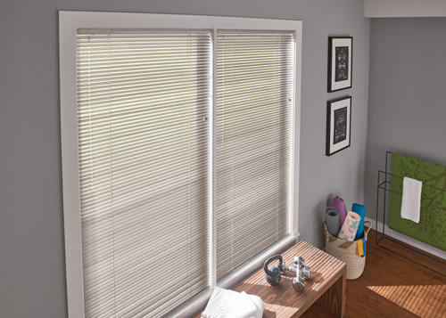 1” aluminum blinds